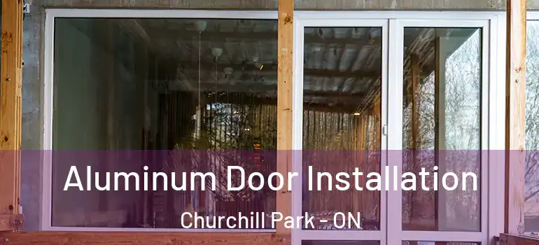 Aluminum Door Installation Churchill Park - ON