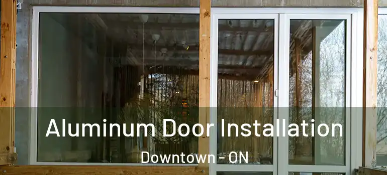 Aluminum Door Installation Downtown - ON
