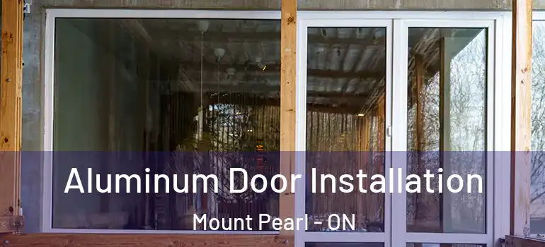 Aluminum Door Installation Mount Pearl - ON