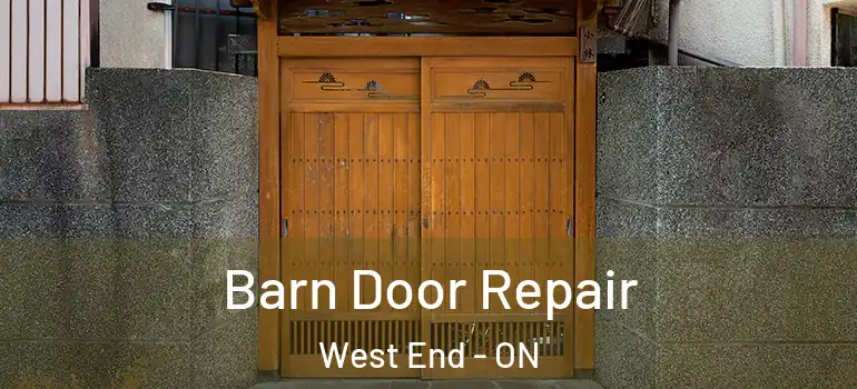 Barn Door Repair West End - ON