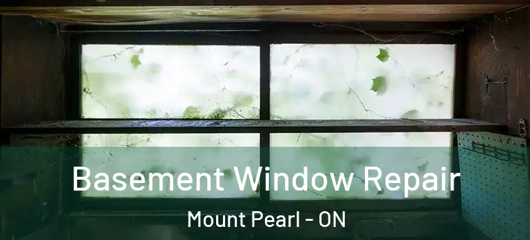 Basement Window Repair Mount Pearl - ON