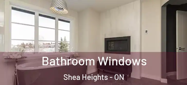  Bathroom Windows Shea Heights - ON