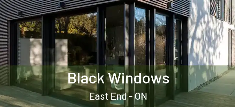  Black Windows East End - ON