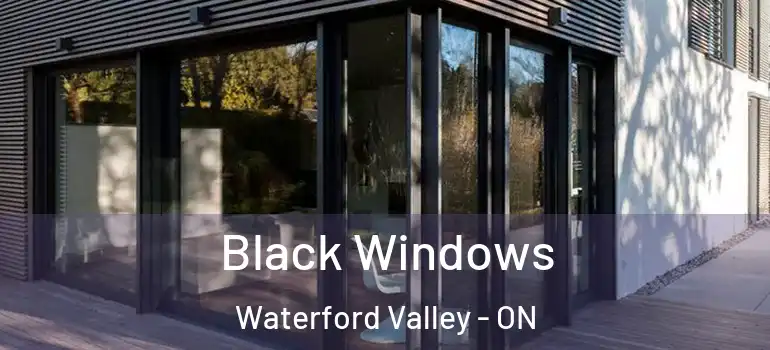 Black Windows Waterford Valley - ON