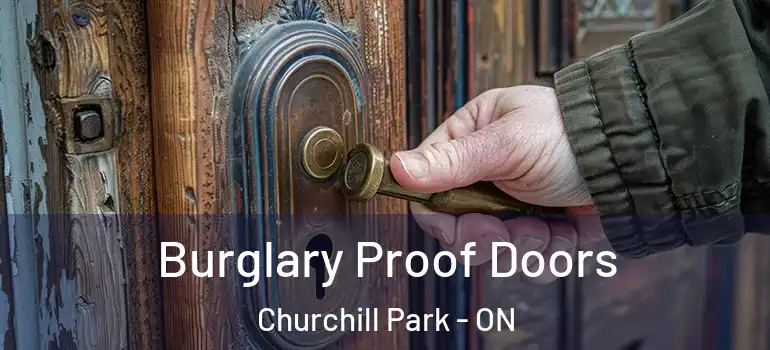 Burglary Proof Doors Churchill Park - ON