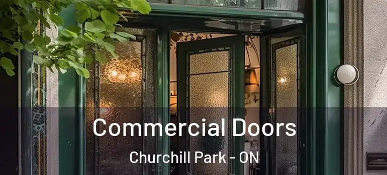 Commercial Doors Churchill Park - ON