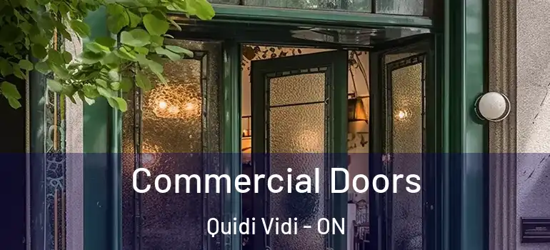 Commercial Doors Quidi Vidi - ON