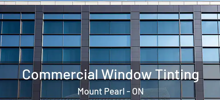 Commercial Window Tinting Mount Pearl - ON