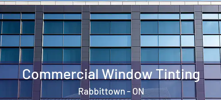 Commercial Window Tinting Rabbittown - ON