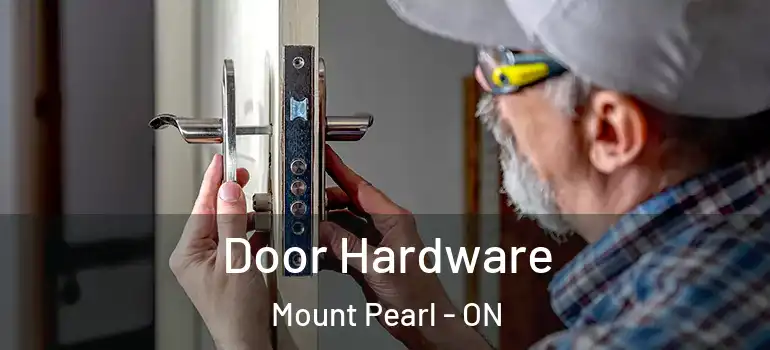 Door Hardware Mount Pearl - ON