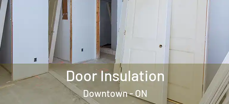 Door Insulation Downtown - ON