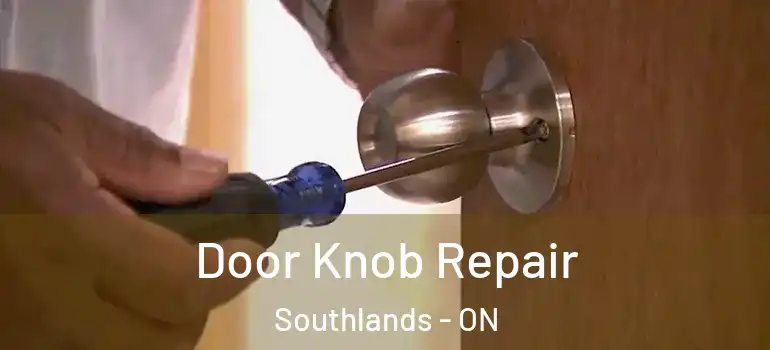 Door Knob Repair Southlands - ON