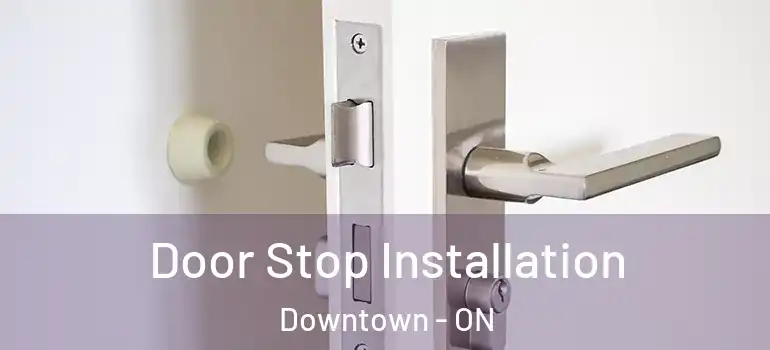 Door Stop Installation Downtown - ON