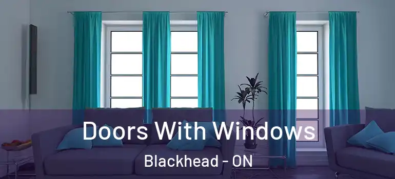  Doors With Windows Blackhead - ON