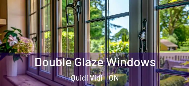 Double Glaze Windows Quidi Vidi - ON