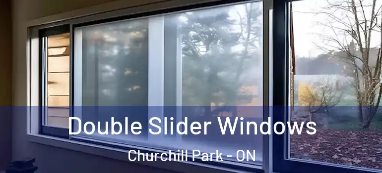 Double Slider Windows Churchill Park - ON