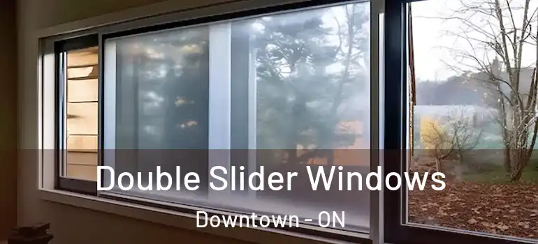  Double Slider Windows Downtown - ON
