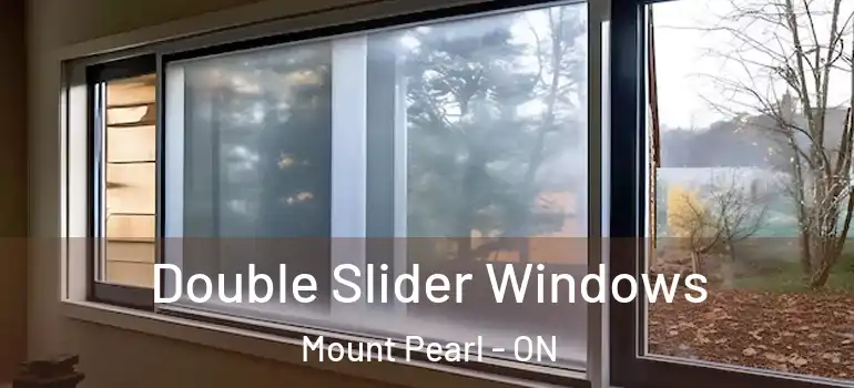 Double Slider Windows Mount Pearl - ON