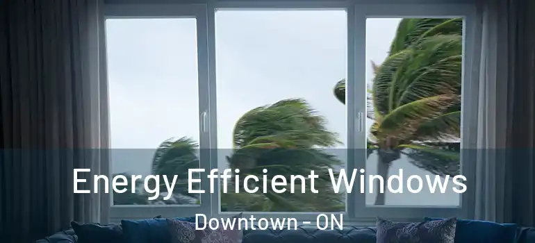 Energy Efficient Windows Downtown - ON