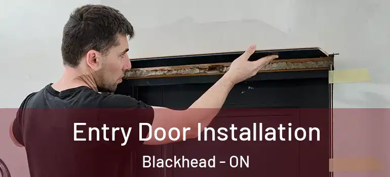 Entry Door Installation Blackhead - ON