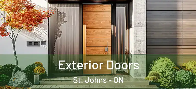 Exterior Doors St. Johns - ON