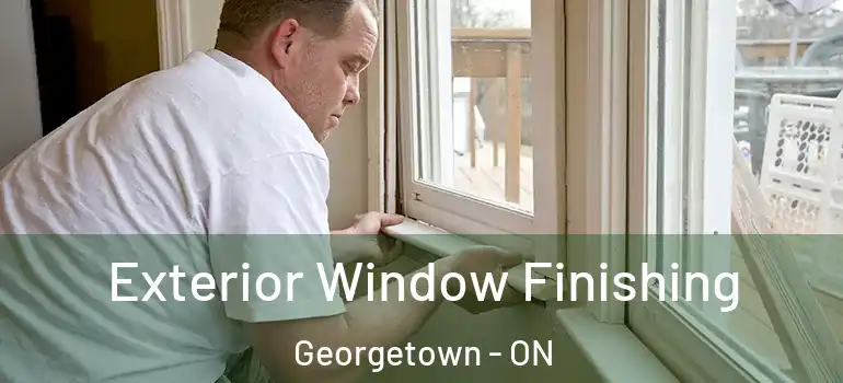 Exterior Window Finishing Georgetown - ON