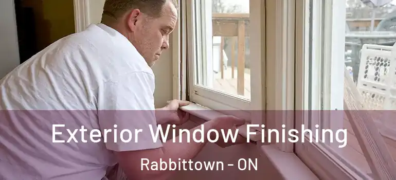 Exterior Window Finishing Rabbittown - ON