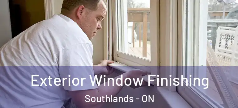 Exterior Window Finishing Southlands - ON