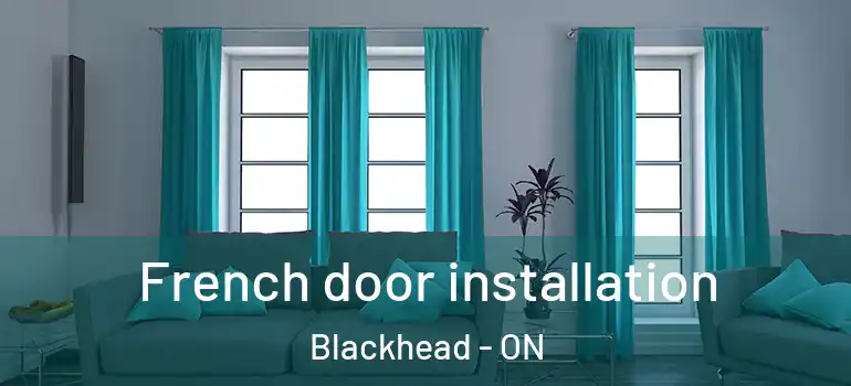 French door installation Blackhead - ON