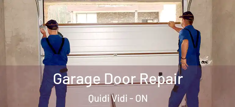 Garage Door Repair Quidi Vidi - ON