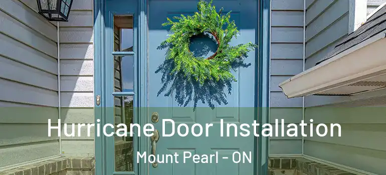 Hurricane Door Installation Mount Pearl - ON