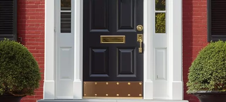 Commercial Door Kick Plate Installation in St. Johns, ON