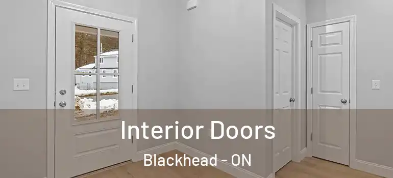 Interior Doors Blackhead - ON