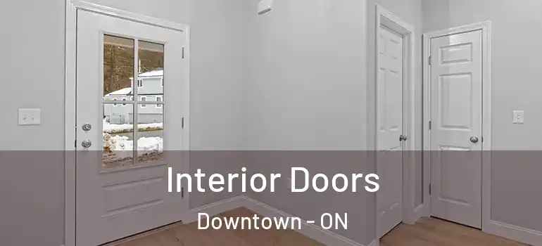 Interior Doors Downtown - ON