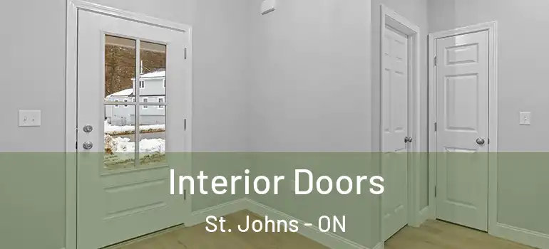 Interior Doors St. Johns - ON