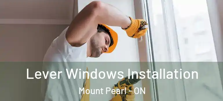 Lever Windows Installation Mount Pearl - ON