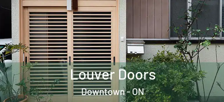 Louver Doors Downtown - ON