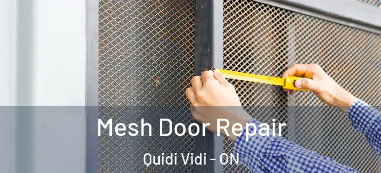  Mesh Door Repair Quidi Vidi - ON