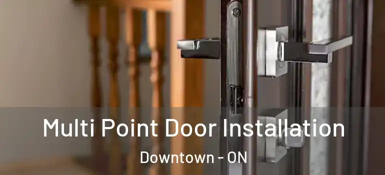 Multi Point Door Installation Downtown - ON