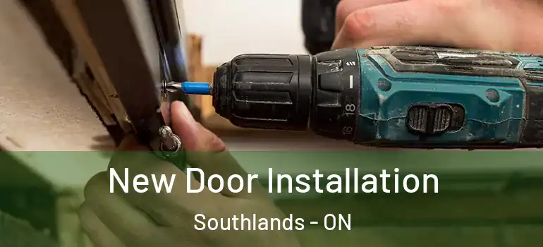 New Door Installation Southlands - ON