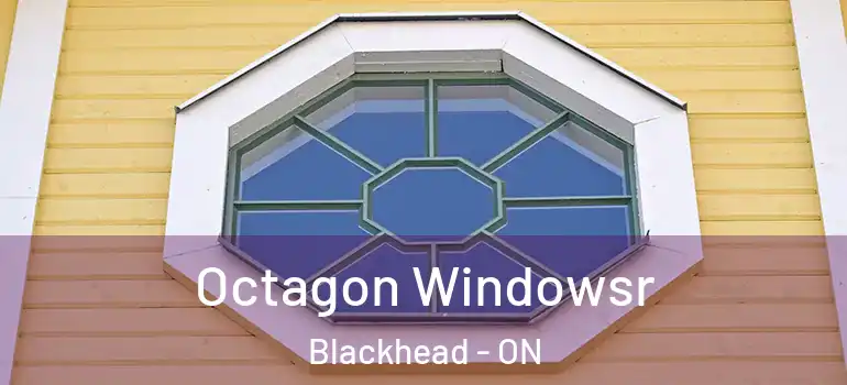 Octagon Windowsr Blackhead - ON