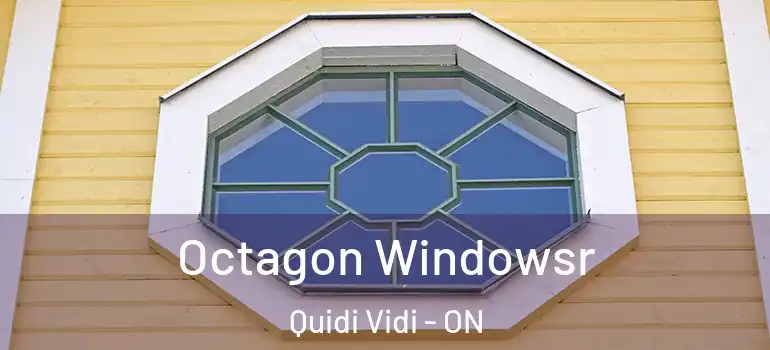 Octagon Windowsr Quidi Vidi - ON