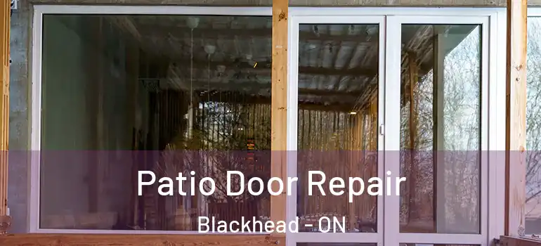 Patio Door Repair Blackhead - ON