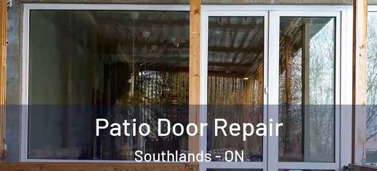 Patio Door Repair Southlands - ON