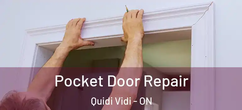 Pocket Door Repair Quidi Vidi - ON