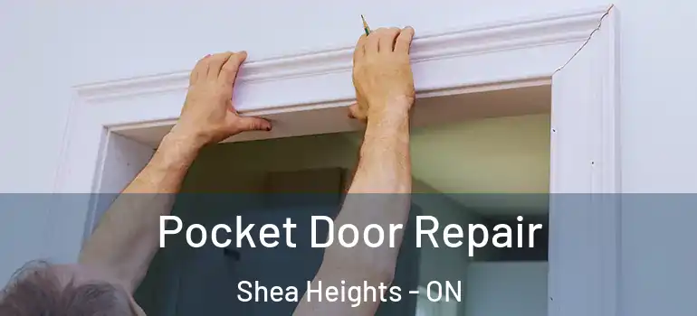 Pocket Door Repair Shea Heights - ON