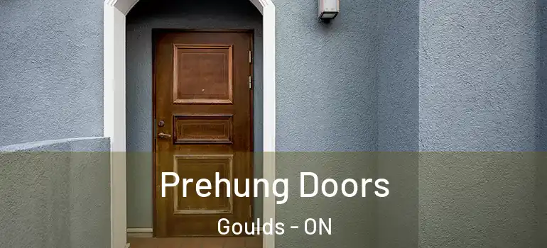 Prehung Doors Goulds - ON
