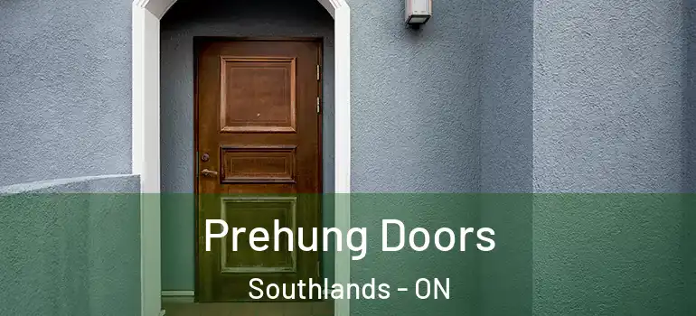 Prehung Doors Southlands - ON