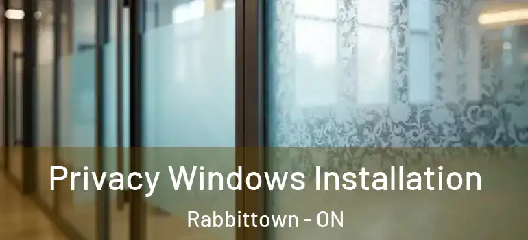  Privacy Windows Installation Rabbittown - ON