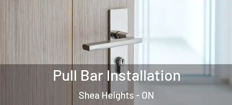 Pull Bar Installation Shea Heights - ON